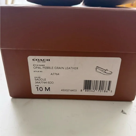 Coach Brown Leather Loafers - Picture 6 of 6